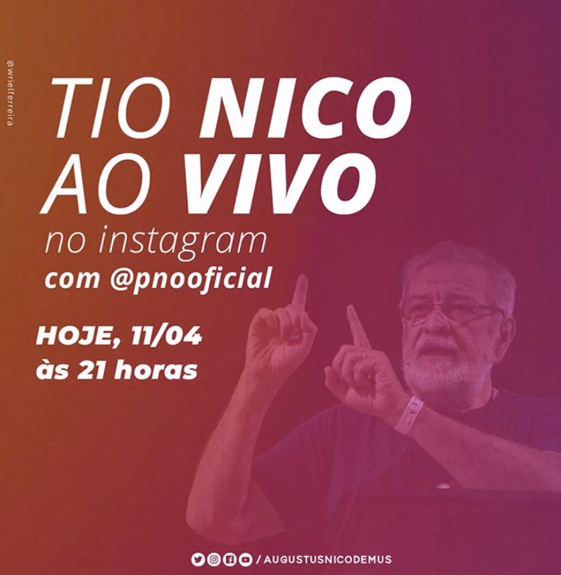 augustuslopes's tweet photo. Hoje tem live no meu canal do Instagram às 21h, com o @pnaoofende https://t.co/0PnXcbI80L
