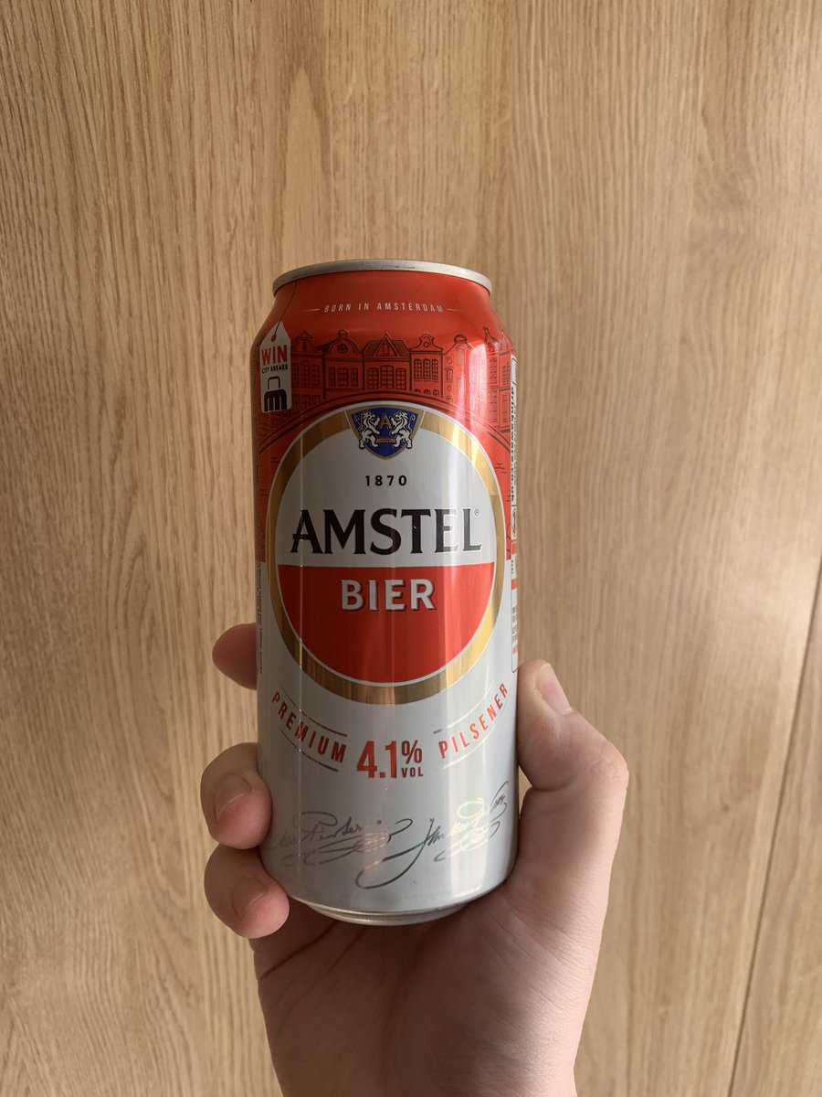 Comprehensive Can Review #4 Think I’ve had about 3 pints worth of this beer in my lifetime, and probably for a good reason. Tastes mildly European while also tasting like it could be brewed in Burnley. I’m sure it’ll do the job though. 6.5/10