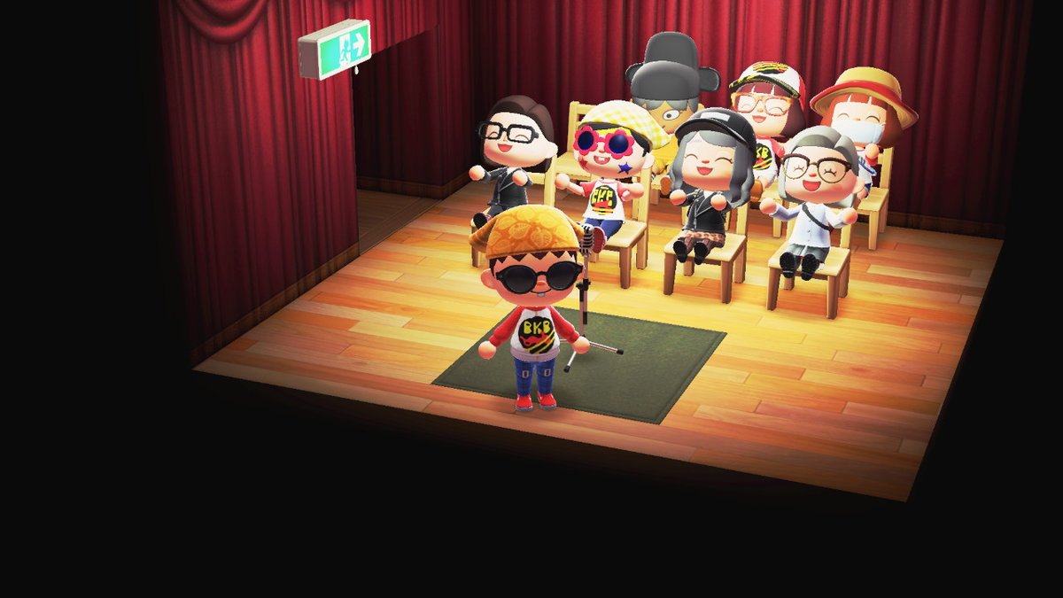 BKBbunbun's tweet photo. BKB単独ライブinどうぶつの森！
大成功ぶん！満席でしたひぃあ！(7人)
生配信見てくれた方、来てくれた方、ありがとう！
みんなマナーもめちゃよかった

 #どうぶつの森 #AnimalCrossing #ACNH #NintendoSwitch https://t.co/Qoq2GnLeeB