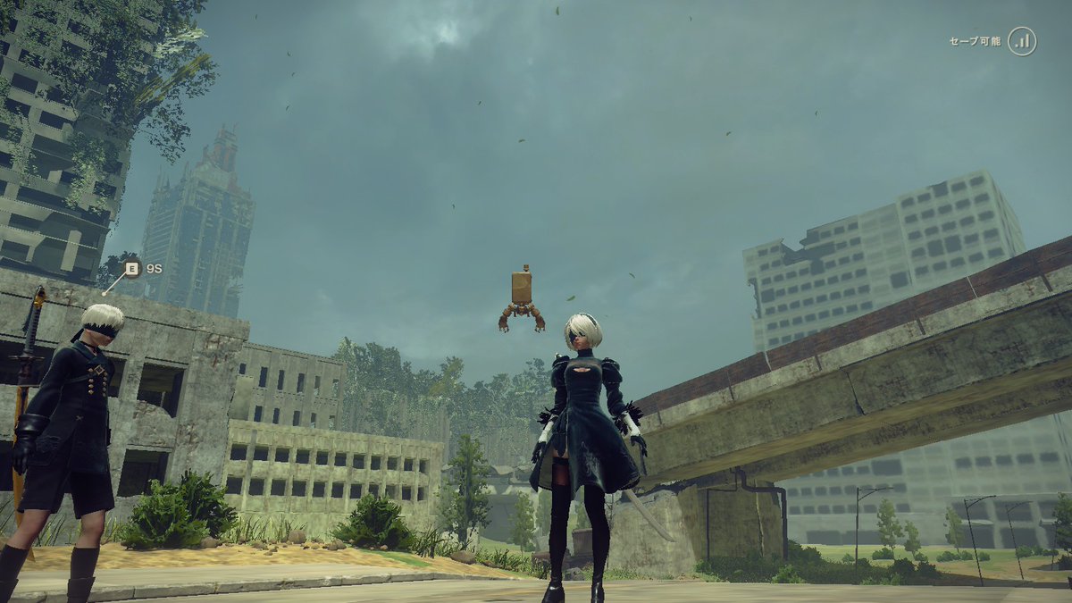 Drizzle 麺食いゲーマー Nier Automata 広大な荒廃地球のマップを眺めながら2bちゃん を操作できるし 走ってる2bちゃんの太もも眺め続けられるし と思ったらすぐ石とかにつまずいてかわいいし てか2bちゃん全部かわいいし 実質ゼルダの伝説ブレスオブザ