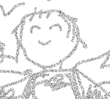 左手でかいてるせいで思ったように線がひけずに
地味に時間がかかった
子供が描くルシフェルの髪の毛ってどんな風になるんだ… 