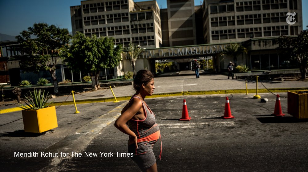 Milagros Vásquez, 20, took buses from her village to Caracas when she realized her baby was coming. She spent 2 days pleading with hospitals to take her in. One didn't have sterile tools. Another didn't have an incubator. She walked away from the third hospital crying.