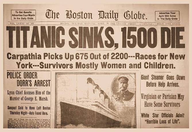 Mereka tdk pernah tau, bahwa 3 hari lagi, petaka besar akan menimpa kapal yg mereka tumpangi. Salah satu musibah maritim terbesar di awal abad ‘20.