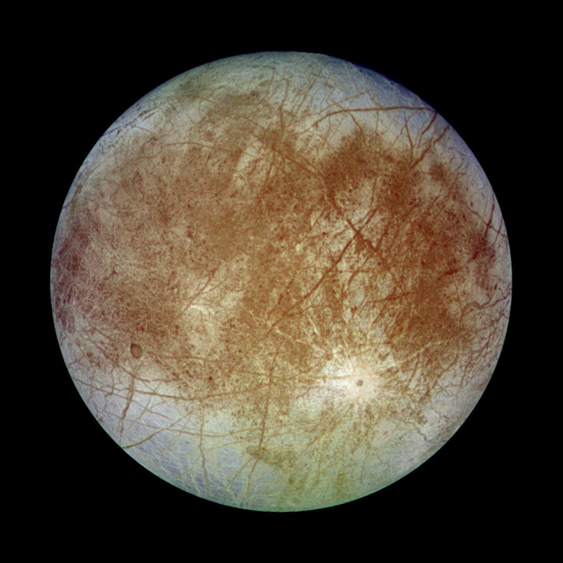 Europa is covered in ice but multiple lines of evidence suggest there’s a planet-wide subsurface ocean. If it moves like a duck, has a young and smooth surface like a duck, and seems to be coating areas with sea salt like a duck, it might have a subsurface ocean