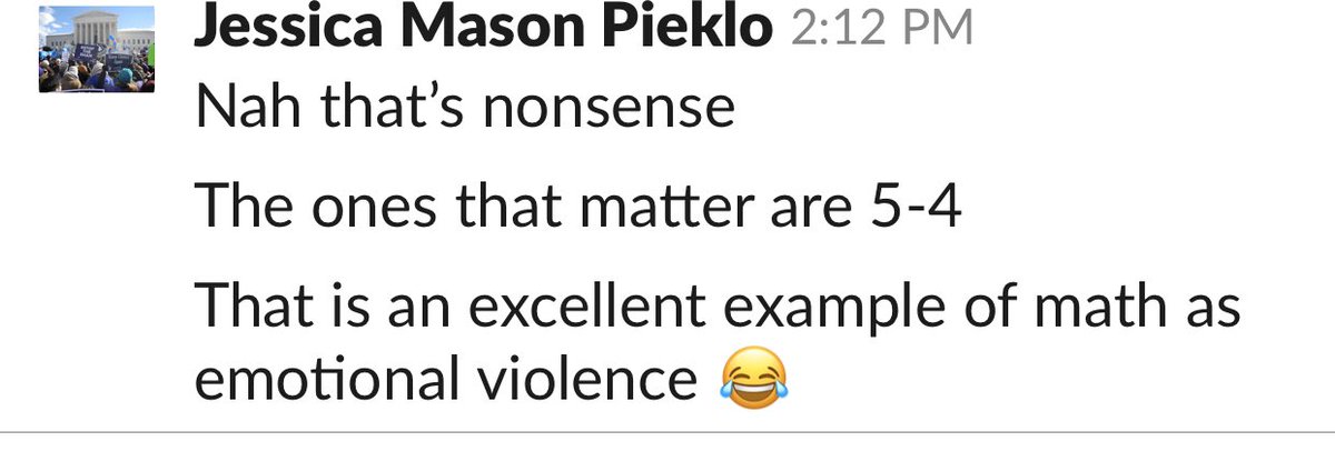 Here’s  @Hegemommy’s response when I showed her that bonkers thread.  Math as emotional violence is spot on.