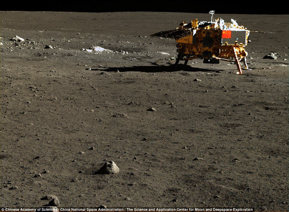 It’s our moon!  In 2013, China landed a rover with an HD camera on our closest worldImages by the China National Space Administration, Chinese Academy of Sciences