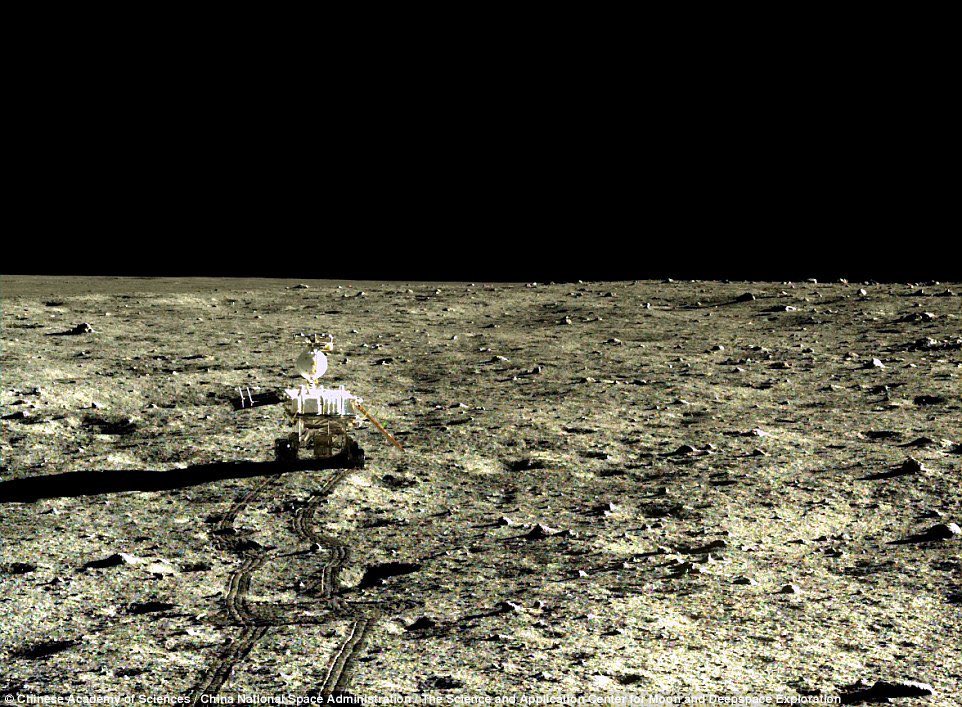 It’s our moon!  In 2013, China landed a rover with an HD camera on our closest worldImages by the China National Space Administration, Chinese Academy of Sciences