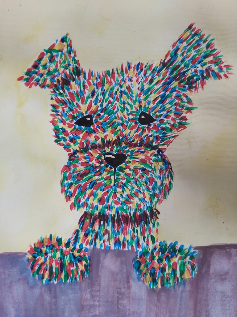 AmyNwd's tweet image. Been busy painting with my girls during all this.  Hope to do some soon with #p7fcps. Missing you all!! @FoxCovertPS