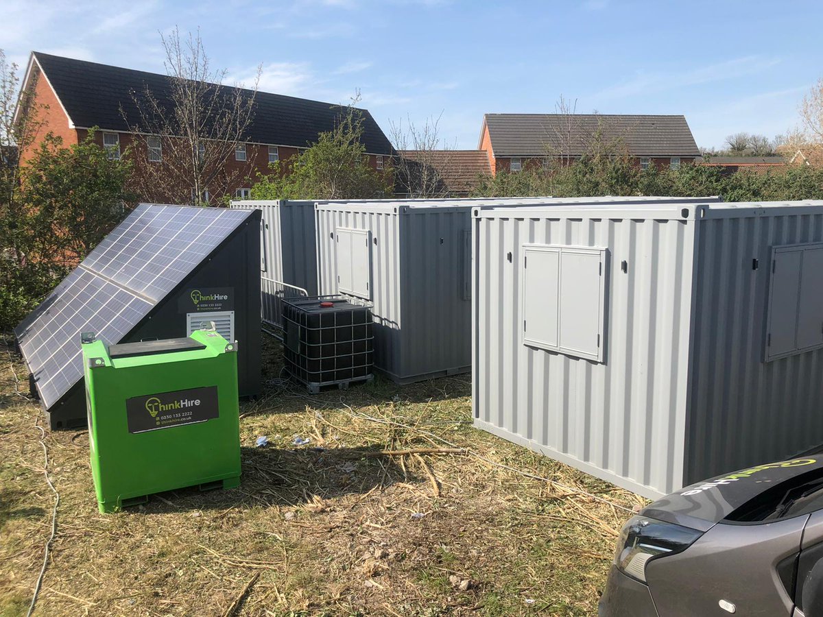 NeilThinkHire's tweet photo. The team have been working smart and safe this weekend supporting our critical workers with solar hybrid power on our national rail infrastructure #solarhybridpower #solar #Sustainability #environment #hybrid #cleanenergy #railway #networkrail @thinkhireltd https://t.co/33r2iiMcNt