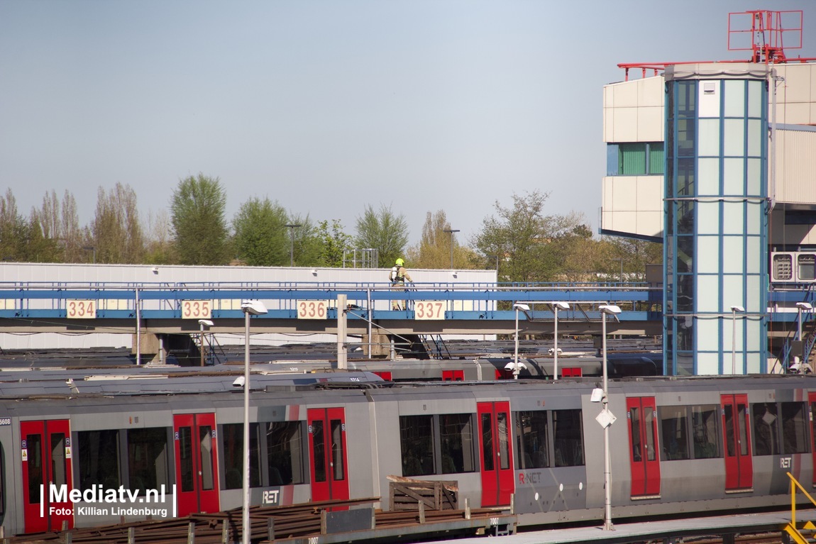 Melding brandweer Nautastraat Rotterdam