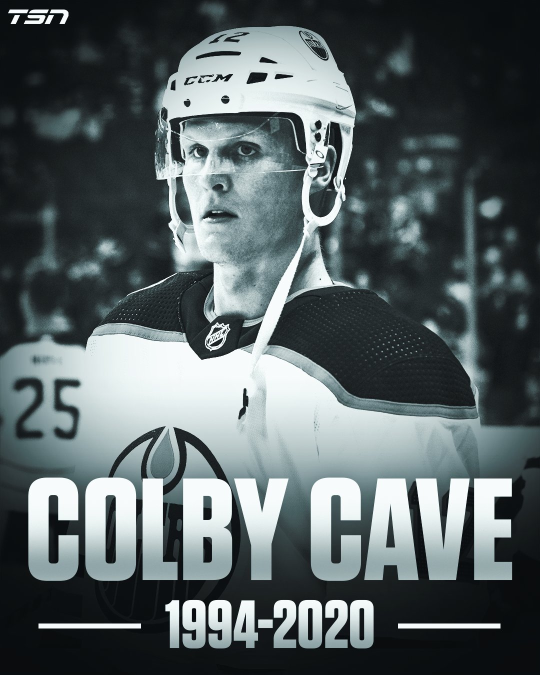 Edmonton Oilers' Colby Cave dies aged 25 after brain bleed