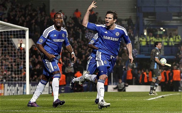 On the 4th March Chelsea sacked underperforming Villas-Boas and Di Matteo took charge. Lampard sent it into Extra Time after a penalty in the 75th minute & Ivanovic's extra-time goal sent Chelsea into the Champions League quarter-finals as they completed a superb comeback.