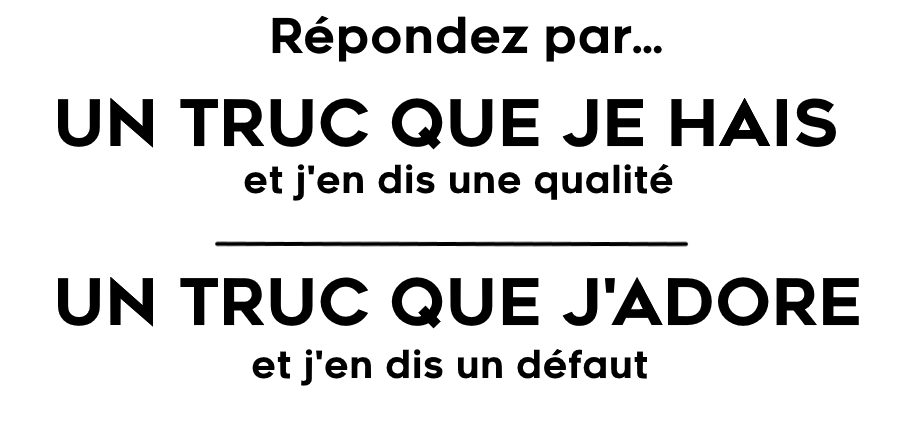 Allez hop lancez des trucs dans ma direction. Je prends tout, nerderie ou pas.