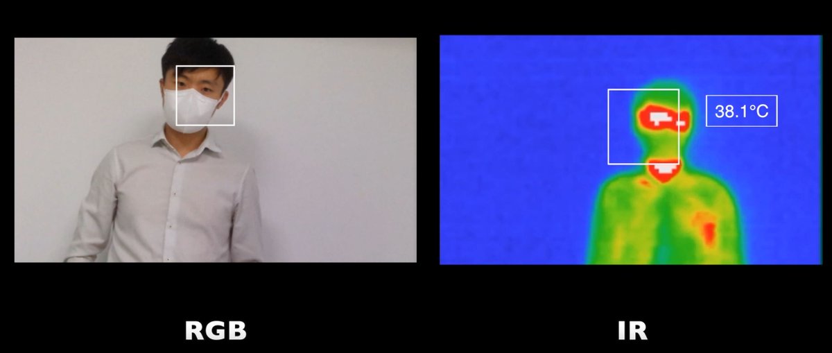 LLVISION_BJ's tweet photo. One of our COVID-19 corona virus prevention solution, body tempreure screening by smart glasses with embedded AI capability, we only measures face tempreture, on mobile. https://t.co/ROeQ5aTdyH
