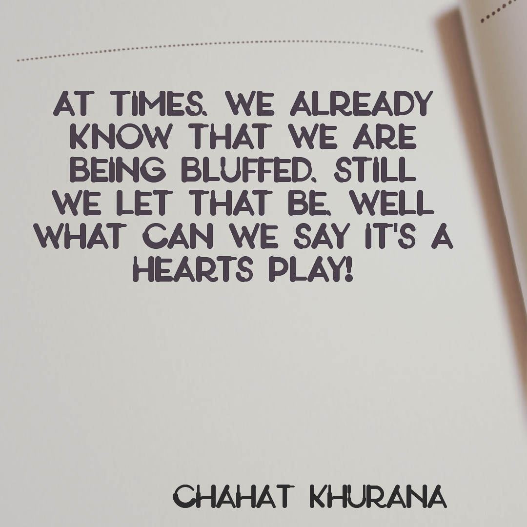 chahatofwords7's tweet photo. Intuitions - sixth sense, though always right. Sometimes it's us who want it to be wrong... 😅🙈 #bluff #heartplay #play #intuition #right #wrongbutright #strangethings #truth #Loveyourself #loveforwordsandpoetry #chahatkhurana #letgo
Follow : @chahatkhurana7 on instagram https://t.co/8FFEHS9NKO