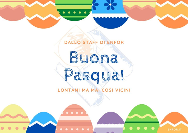 EnteEnfor's tweet photo. Dallo staff di #Enfor, buona #Pasqua! Lontani, ma mai così vicini. https://t.co/JA1zDlWda9