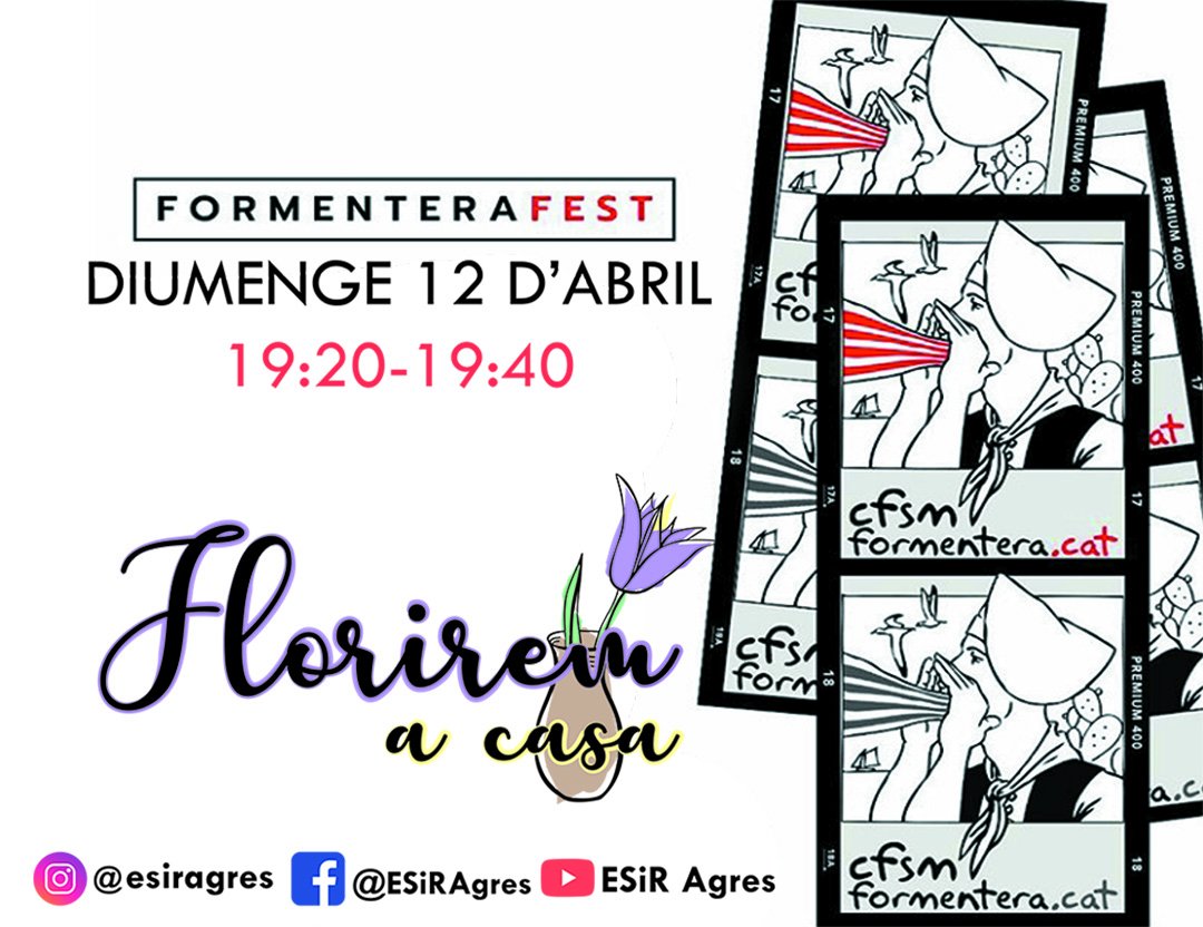 ESiRAgres's tweet image. Demà, florim a casa, a les 19:20. Als nostres perfils de facebook, instagram i youtube. Vos esperem! 💪🏻💜