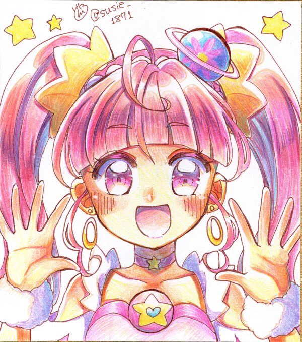 キラやば〜⭐️
#星奈ひかる生誕祭
#星奈ひかる生誕祭2020
#キュアスター生誕祭
#キュアスター生誕祭2020
過去絵です? 