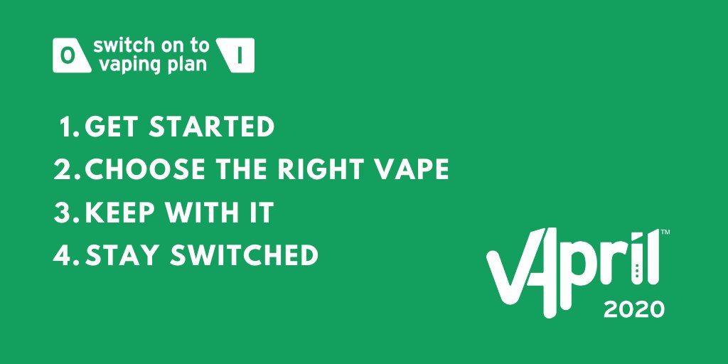 Vaping_Industry's tweet photo. Trying to stop smoking? Going 'cold-turkey' is hard!
#Vaping is used by millions in the UK to stop, as it replaces your 'social smoking' habits & allows you to try something new.
This #VApril we're here to help with @NNAlliance's #SwitchOnVaping Plan π https://t.co/9ddwfAzkD0 https://t.co/jmwpNUcKqG