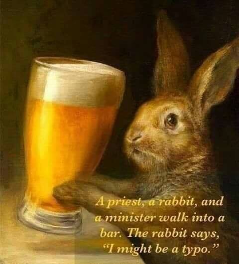 SQUEAKYCHEESEVO's tweet photo. This moment of mirth brought to you by The Squeakers at #SQUEAKYCHEESEVO. 'On the cutting wedge!'
#WritingCommunity, #Easter, #easterbunny, #writers, #narrators, #voiceoverartist, #grammaticallyincorrect, #grammar, #writing, #editing, #proofreader, #copyeditor https://t.co/vwkqrtK0sJ