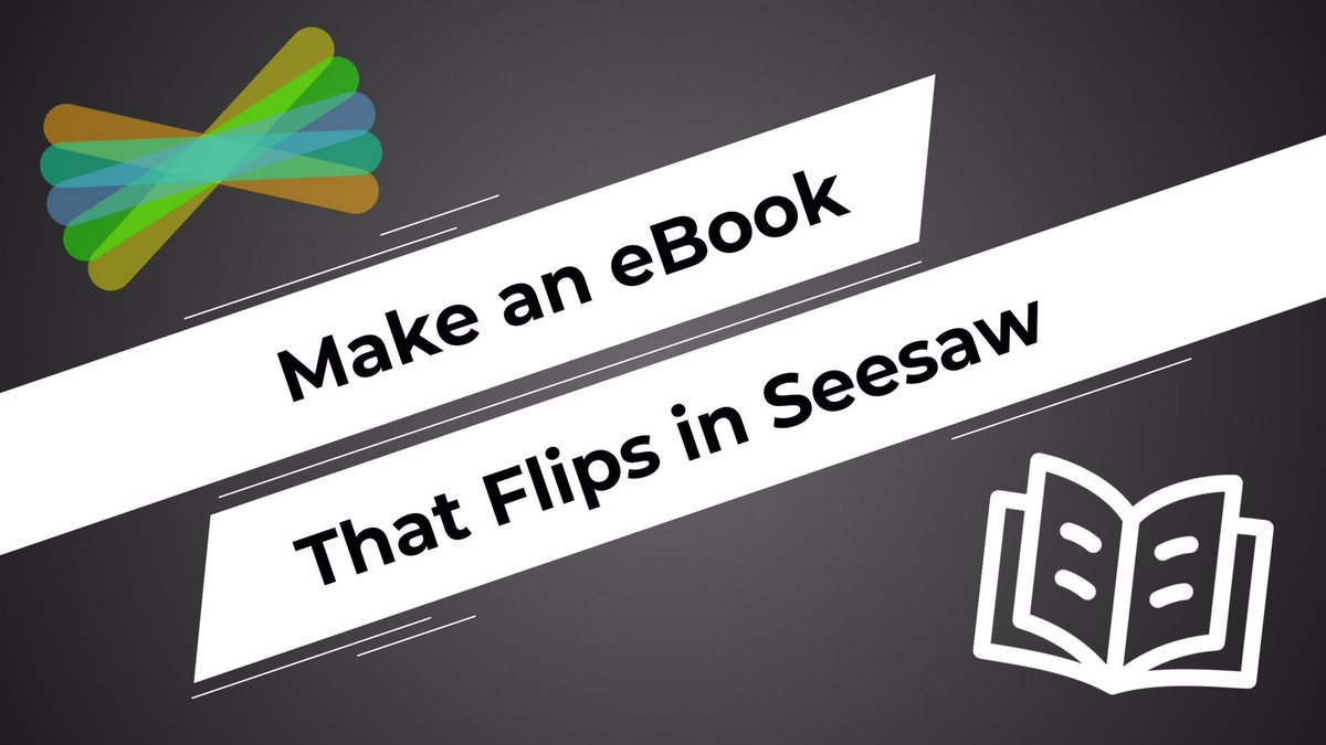 📖 Make a eBook that Flips in Seesaw!!📒 Just premiered, this video will show you how to make flippable books!!

Watch it here - youtu.be/mPCtHTMbq-w

#seesawchat #ebook #reading #remotelearning #distancelearning