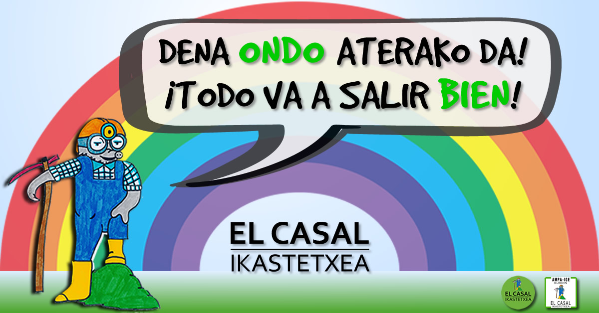 AMPA_Burdin's tweet photo. El Casal Ikastetxea Gure bihotzean zaituztegu
Estáis en nuestros corazones.
💚❤️💜🧡💙💛 

@elcasalhlhi #abantozierbena #denaondoaterakoda  #todovaasalirbien

https://t.co/Dx3V7xy5uR https://t.co/NGpXJnCJWG