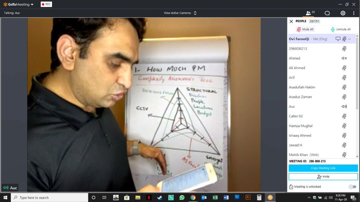 asadchaudhryauc's tweet photo. #Night2 and we're #KickingHard
#AUC #PMI #ProjectManagement #Training with #PMP #SuccessGuarantee #Workshop
#Pakistan #USA #UAE #KSA #India #UK
#WorkFromHome #WFH #VirtualTraining #GotoMeeting #Webinar https://t.co/uotkRdFNbr