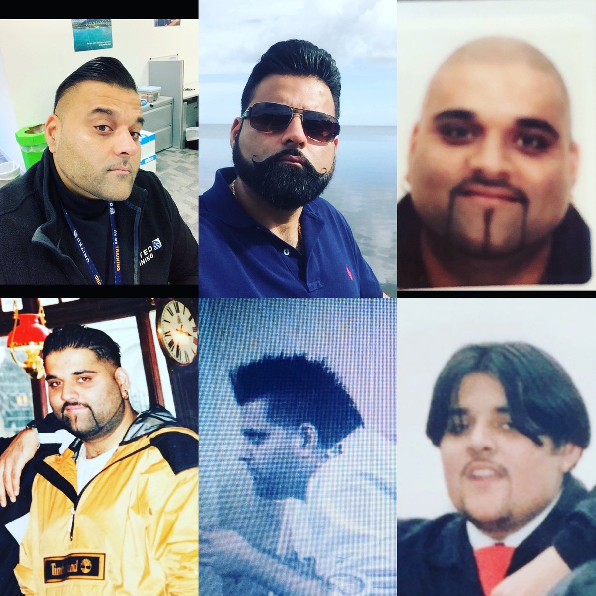 So I have had some hairstyles and beard styles in my time, thinking I should have a change for the isolation period...should I go back or do something completely different??? 🤔🤔🤔 #choices #isolationideas #yesthereisoneeggheadpicture #InThisTogether