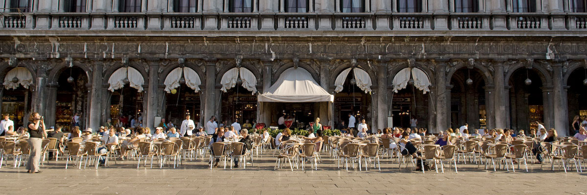 caffè florian- the oldest cafè in the world (1720)- in venice on piazza san marco- one of the city's symbols- was visited by goldoni or casanova