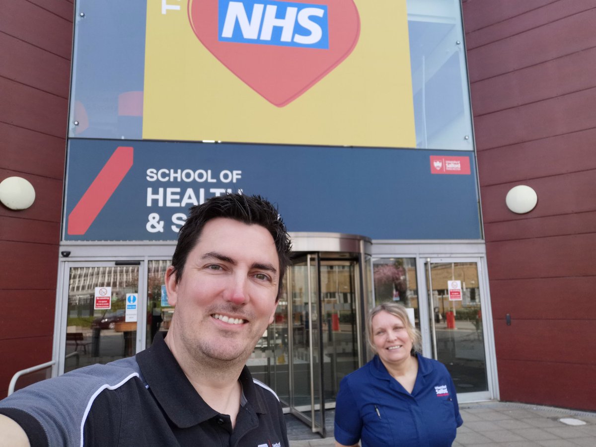 SimTechLee's tweet photo. Back in work today helping to prep teams at #NHSNightingale 
Great that this is progressing rapidly and we can do our bit to help

Chaotic day so thanks to Sue from podiatry for helping out. 
#teamtech

@DrJaneMcAdam
@SalfordUniTech @AspihTechSig 
@UoS_HealthSoc @SalfordUni https://t.co/09xrI95KLH