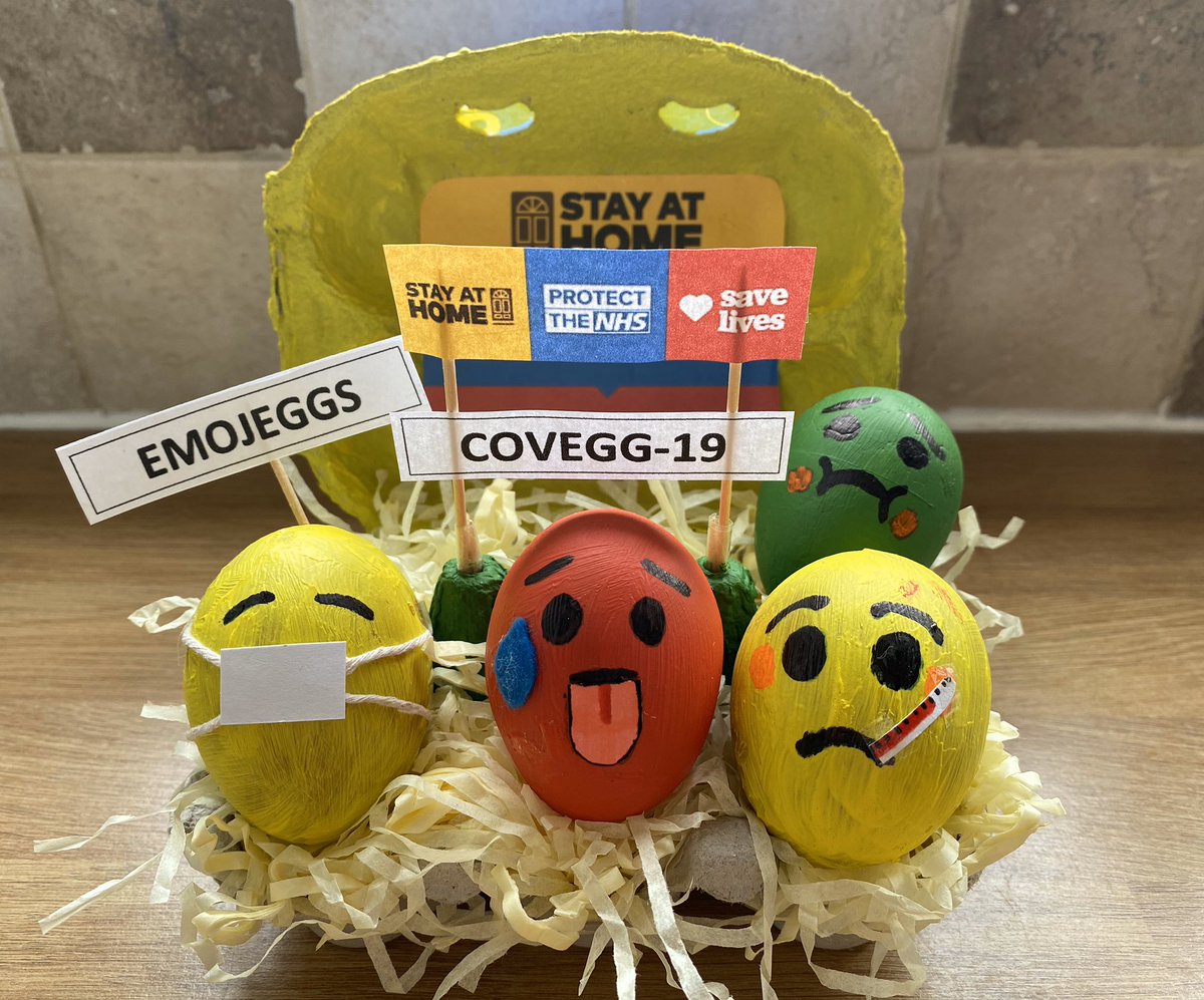 ali_silcock's tweet photo. Leon &amp; Joel’s eggs! 😊 #CorbridgeFirst #NHS #ProtectTheNHS #NHSThankYou #COVIDー19 #coronavirus #StayHome #StaySafe #SaveLives 💙 https://t.co/vRV9BvvPhY