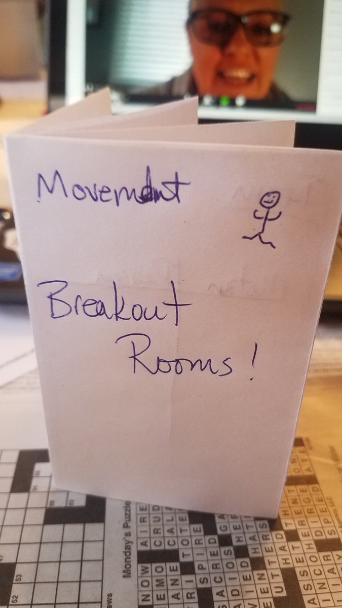 MsPughLCHS's tweet photo. Movement Training this morning with @engteach98 and @AspireKy. Here's my zine, y'all! #kedc #movement #zine https://t.co/0F1xQP5fqS