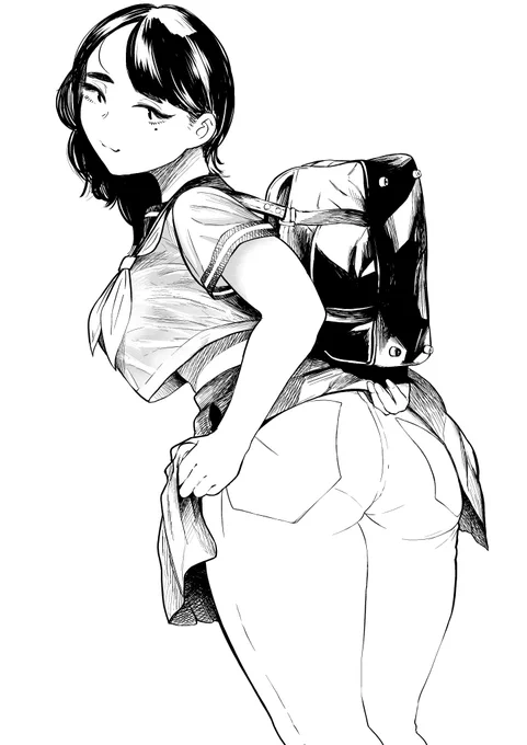 衝動で久々にJKを描いてしまった。 