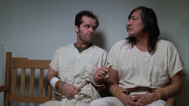 TheCinesthetic's tweet image. One Flew Over The Cuckoo’s Nest (1975) dir. Miloš Forman