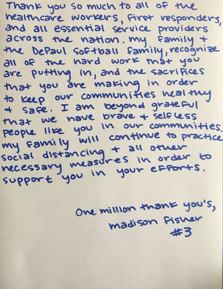 DePaulSB's tweet photo. End this week with letters from @graciefraz1, @MadisonFisher97 and @NatalieHalvorso ππ₯
#Grit x #7WeeksofWinning https://t.co/nLeWa3vCb4