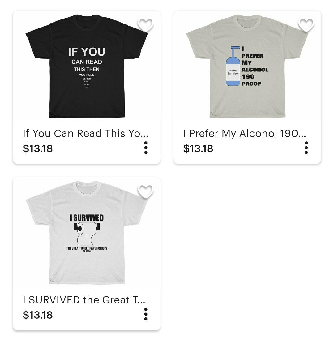 thans28's tweet photo. So I recently released some t-shirts for sale on Etsy. Y'all should check them out at https://t.co/gV3IyYBMNw
The Coronavirus Limited Collection will only be available until quarantine is officially over in the United States. Hurry up and get yours today https://t.co/0CZfO0t9kL