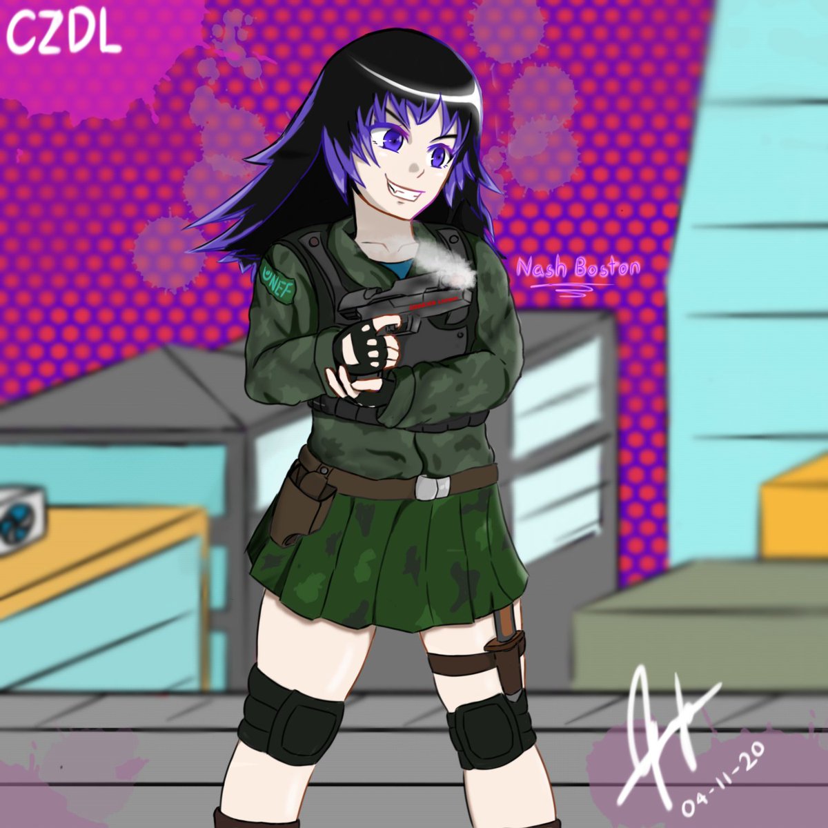 DLeonix's tweet photo. While in quarantine, I managed to do #Digiart and practice #digitalart so I can get away from being bored. Here's one of my works.

Still practicing tho 🖊~》 https://t.co/YcQugStaFw