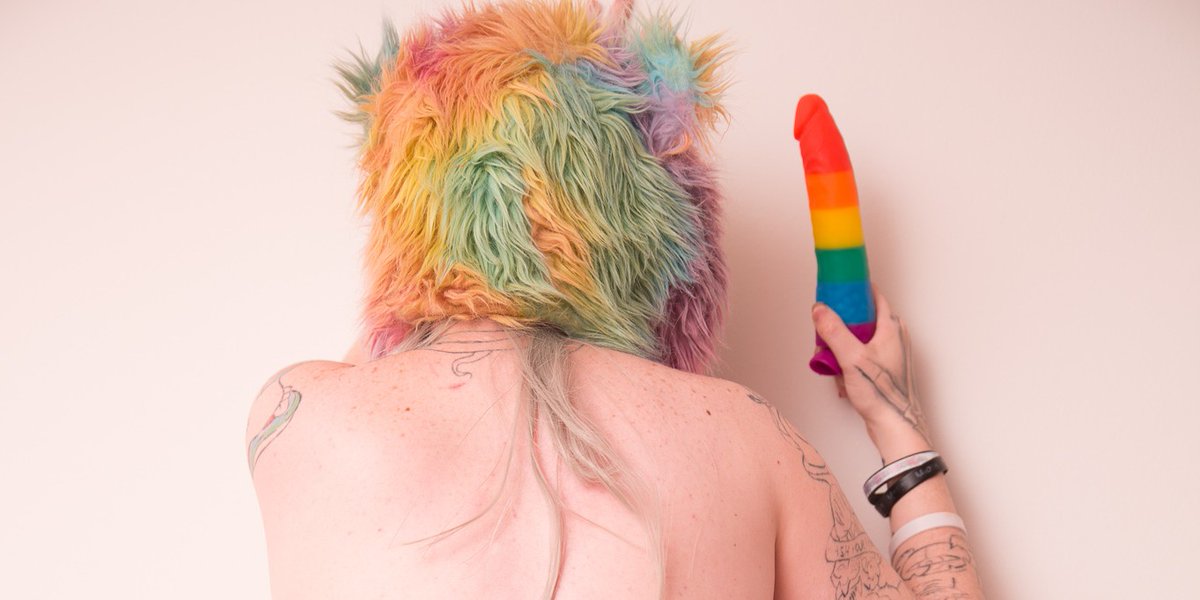 xCandyxLoox's tweet photo. Full picture on my onlyfans.

I do need a new rainbow dildo 🌈
Tip me on onlyfans. 
I need it for my strap on &amp; for sucking challenge video!

~ findom | femdom ~ https://t.co/EBGml2z5at