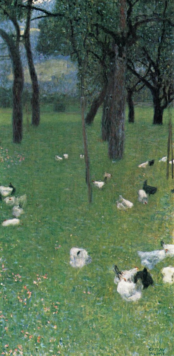 seokjin / garden with chickens in st agatha, 1899 @BTS_twt