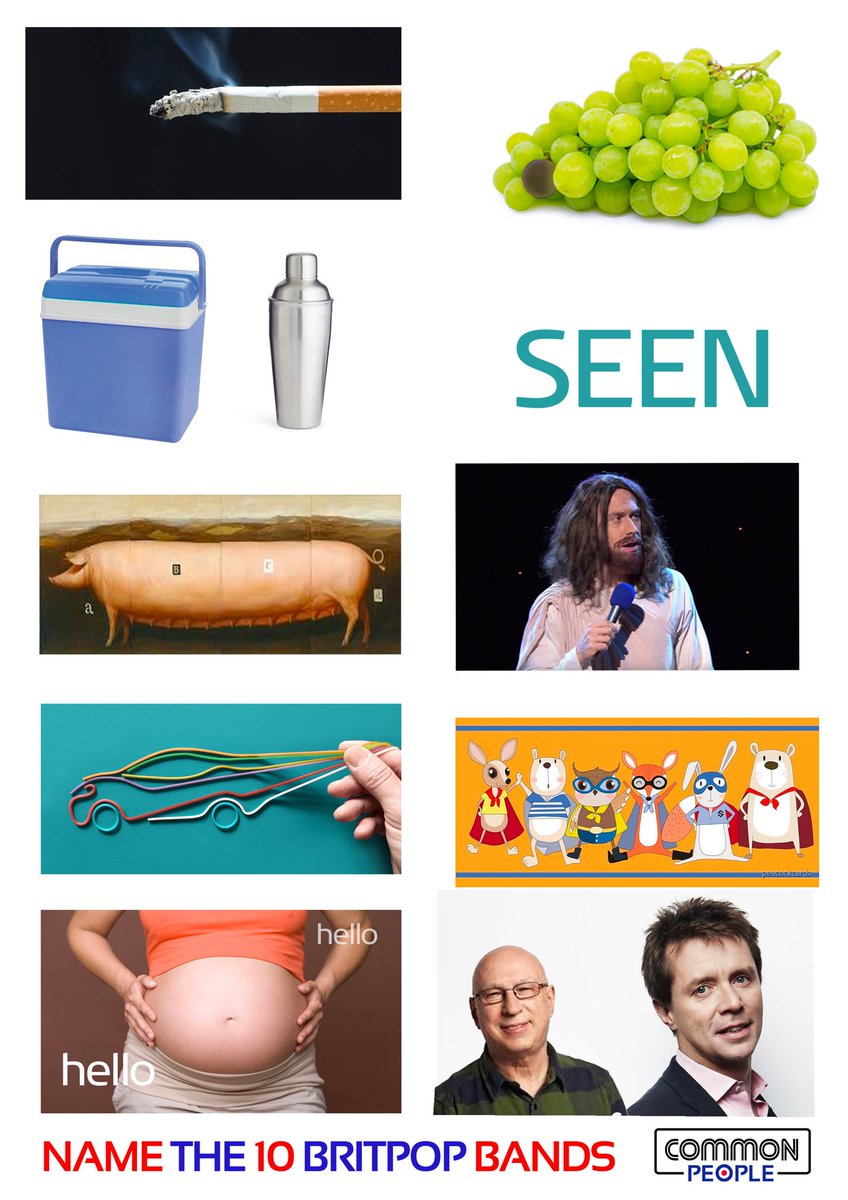 For anyone who missed it ?

Can you get all these? RT if you can.