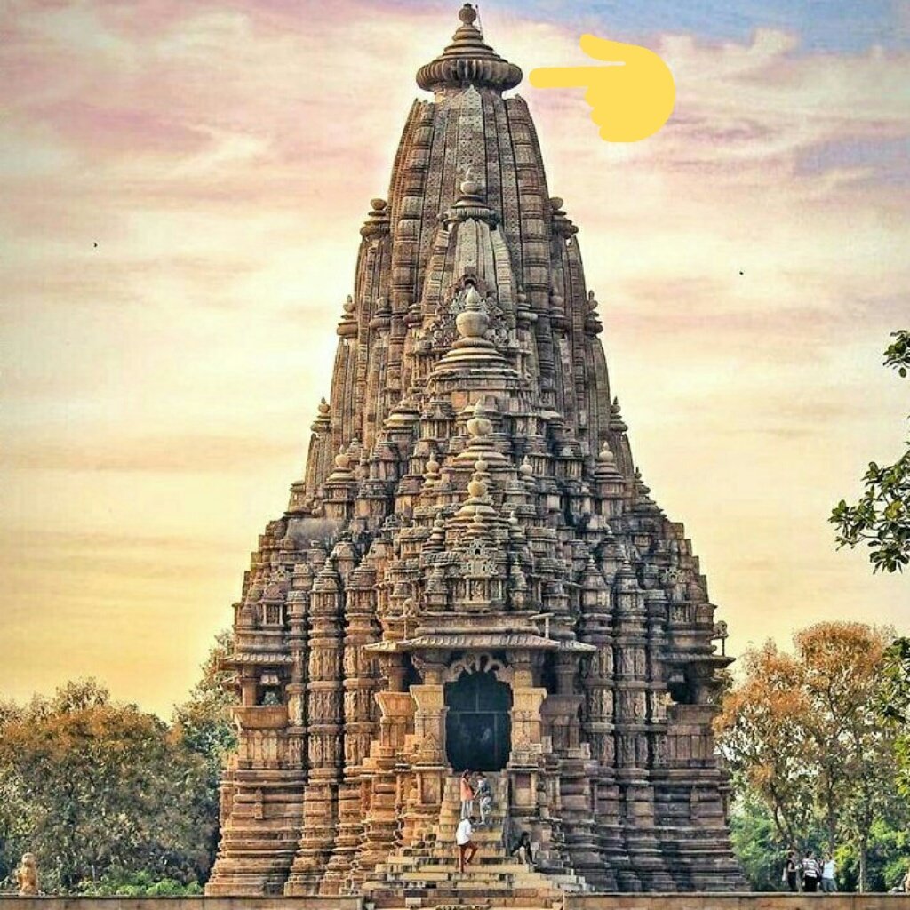So, in Temples, only upper part Shikhar/Viman was mobile and lower part Garbhagriha and Mandpa was used for landing purposes(Immovable). And all Temples also have Aerodynamic shape and chakra/rotating part like shape on top and on each side also.