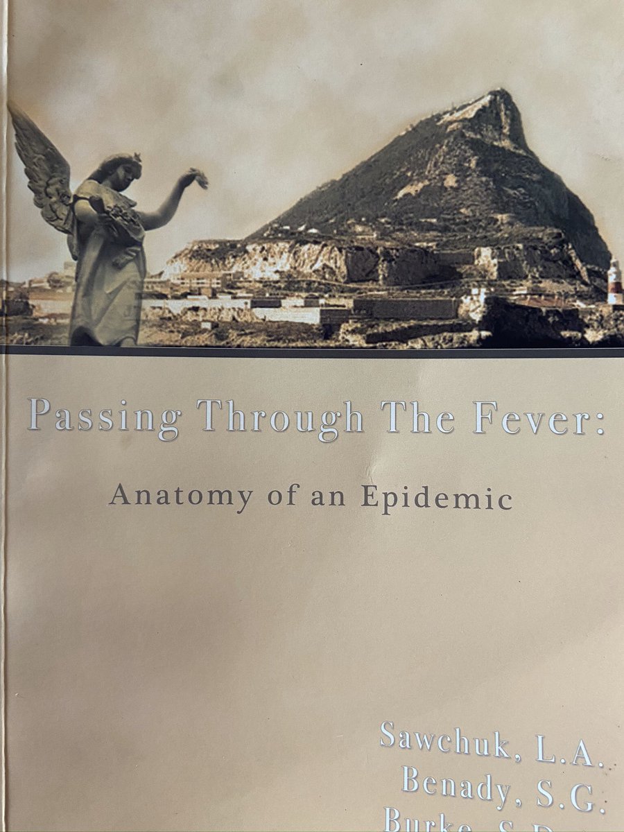  #Gibraltar and its last Epidemic - 10 Minute Interesting Read  #ThreadGibraltar's population was devastatingly impacted by yellow fever in the 1800s. I'll (try to) briefly summarise some interesting findings in an excellent book by Benady, Sawchuk and Burke. (1/17)