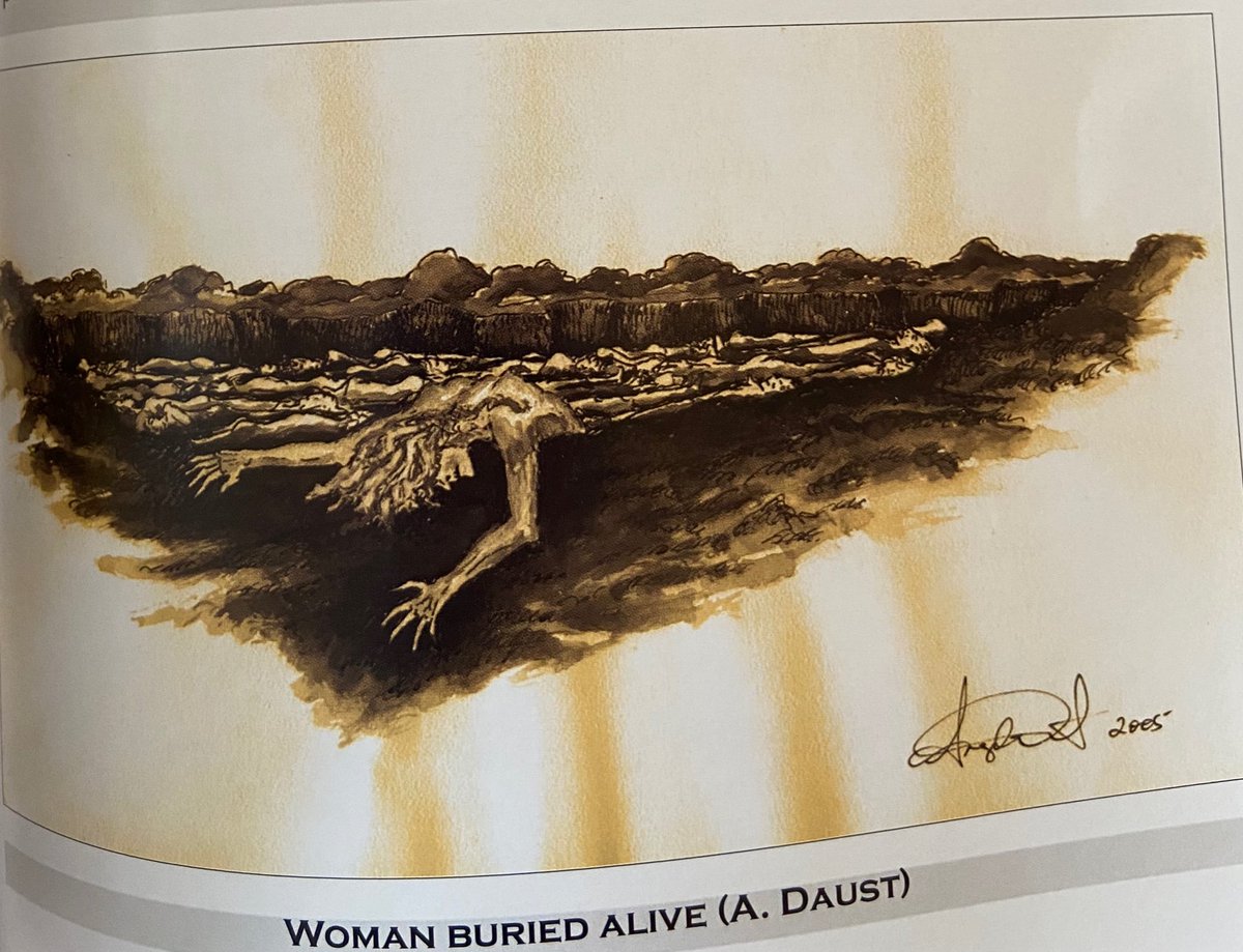 BurialsTragically, burials became common. Up to 100 bodies were sometimes thrown into long trenches. Incredibly, a woman who had lost consciousness was thought to be dead, partially buried and was found the next day by a passerby. She escaped and made a full recovery! (9/17)