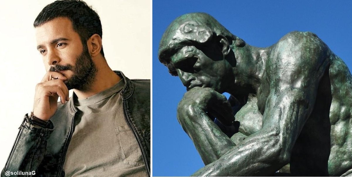  Barış Arduç vs "El pensador" de Auguste Rodin, 1903. (Detalle).  #Kuzgun