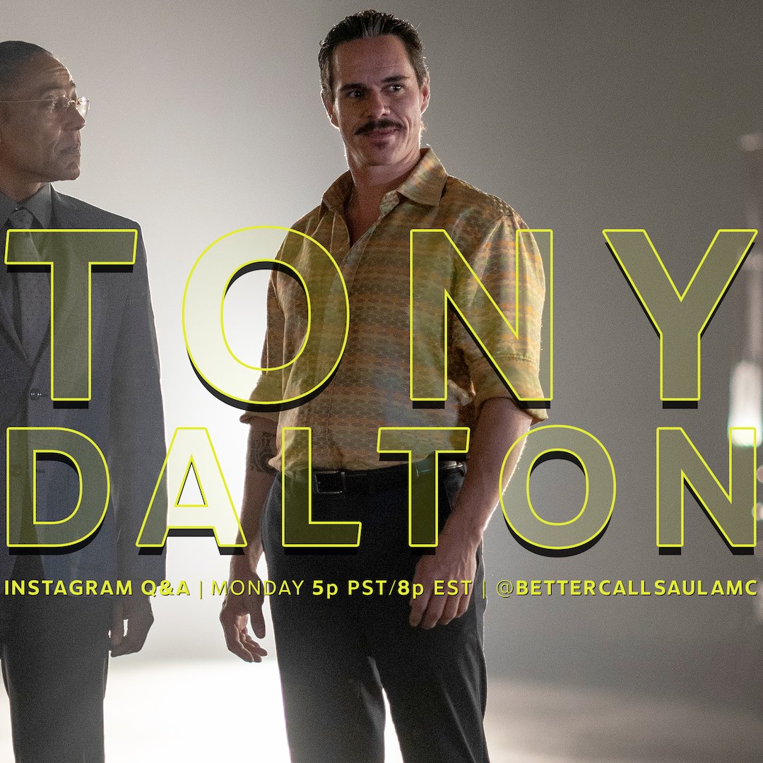 BetterCallSaul's tweet photo. You know you’re dying to ask him something. @Daltontony will be taking your questions Monday at 5pm PST|8pm EST. https://t.co/vevCf2woH3