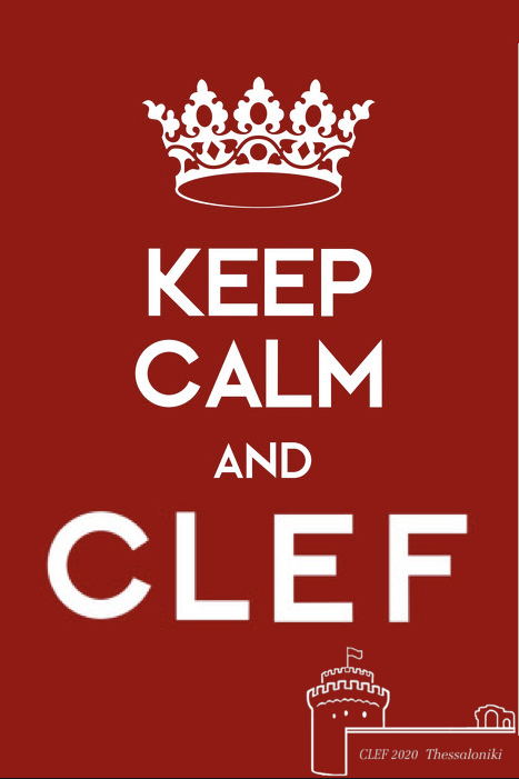 clef_initiative's tweet image. Due to the Covid-19 pandemic, we have decided to run #clef2020 as an online only event. More information will follow. We also decided to shift the #clef2020 schedule to give more room to conference authors and lab participants to carry out their work. clef2020.clef-initiative.eu/index.php?page…