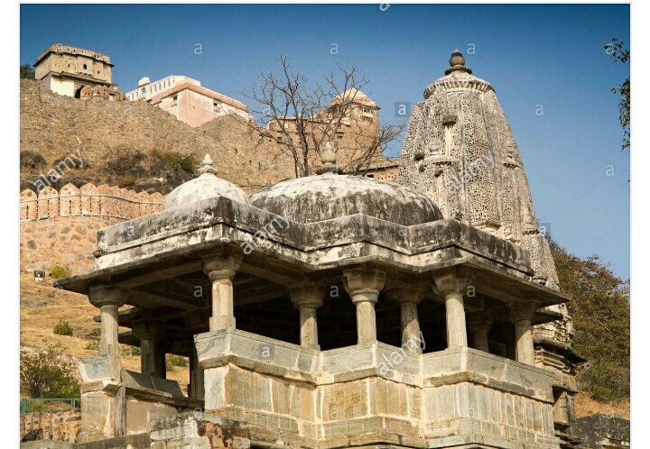 His aunt  #RamaDe was married to  #MandalikJadhav of GIRNAR who illtreated her. On knowing this, PrithviRaj went to Girnar, humiliated Mandalik & took RamaDe with him. She lived all her life at Kumbhalgarh, Charbhuja Temple was built by her.  #Javar was given to her as Jagir.