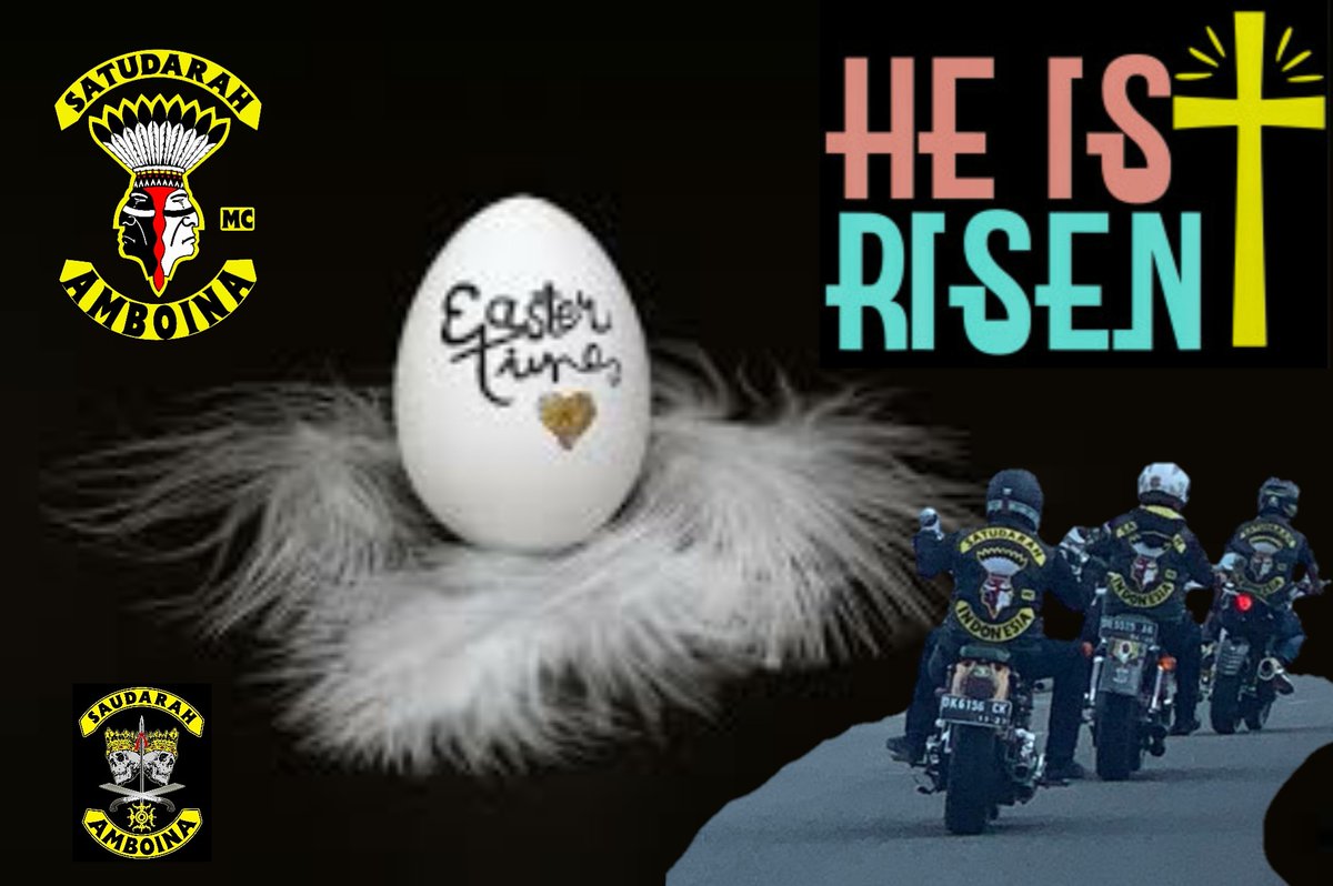 Happy Easter, Jesus Love Us
#HappyEaster #paskahkristus #paskahdirumahaja #EasterAtHome #satudarahamboina #satudarahbikingbae
