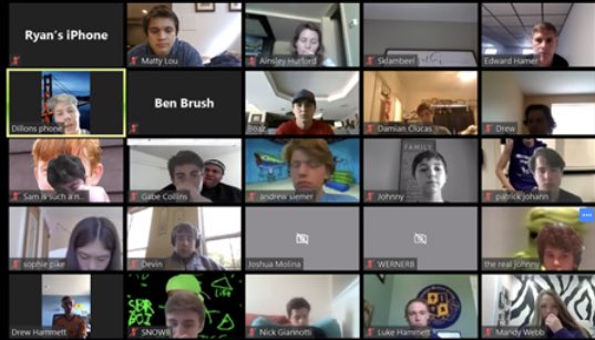 brosinprayer's tweet photo. We were so fortunate to have our largest virtual crowd yet on Thursday as 44 members - both students and teachers - gathered and listened to Matthew’s last talk at BIP! Thank you all for making this one so special! ><> https://t.co/1aCR0ix4Vd