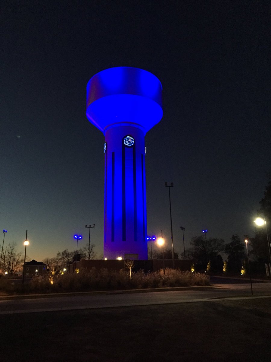 We're lighting up blue to show support for our community's #HealthcareHeroes. We thank you for your work during this challenging time.